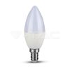 4,5W LED izzó gyertya E14 Hideg fehér - 2142411 V-TAC