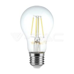LED izzó 6W izzószálas E27 A60  3000K