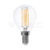 4W Retro LED izzó Filament E14 P45 Meleg fehér - 214300 V-TAC