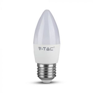 4,5W LED izzó E27 gyertya 4000K - 2143431 V-TAC