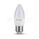 LED izzó 4.5W E27 gyertya 4500K