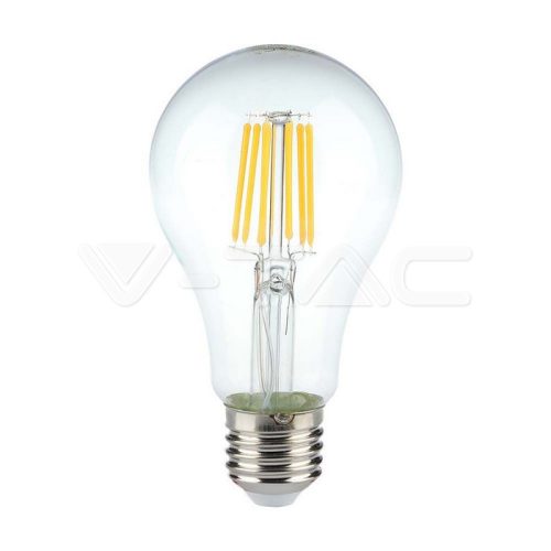 LED izzó 10W izzószálas E27 A60  6500K