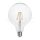 LED izzó 10W izzószálas  E27 G125  6500K