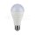 LED izzó 17W, műanyag, E27, A65, 4000K