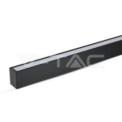   LED Lineáris lámpatest SAMSUNG Chip 40W függesztékkel, fekete szín 6400K 1200x35x67mm (V-TAC)