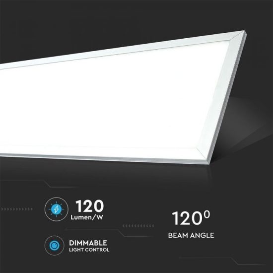 29W LED panel 1200 x 300 mm-es 6000K (137lm/W) driverrel - 216258 V-TAC