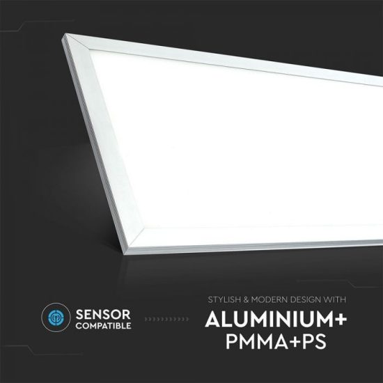 29W LED panel 1200 x 300 mm-es 6000K (137lm/W) driverrel - 216258 V-TAC