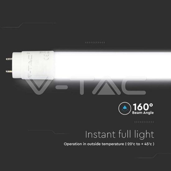 V-TAC 7,5W LED FÉNYCSŐ T8 SAMSUNG CHIP 60 CM FORGATHATÓ 4000K - PRO21686