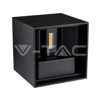 5W Fekete rejtett fali lámpa IP65 4000K - 217087 V-TAC