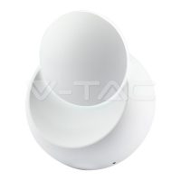   5W LED fali lámpa fehér forgatható kör 4000K - 217093 V-TAC