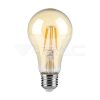 10W Retro LED izzó Filament Samsung chip E27 A60 2200K - 217157 V-TAC