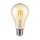 LED izzó 10W E27 izzószálas Borostyán üveg 2200K