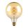LED izzó  5W Filament E27 G125 borostyán szín 1800K