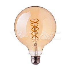 LED izzó  5W Filament E27 G95 borostyán szín 1800K