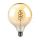LED izzó  6W Filament E27 G125 borostyán szín 1800K