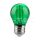 LED  izzó  2W Filament E27 G45 zöld