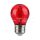 LED izzó 2W Filament E27 G45 piros