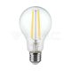 LED izzó 12W izzószálas E27 A60 Borostyán üveg 3000K