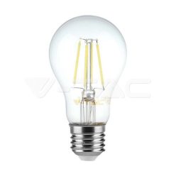 LED izzó  12W Filament E27 A60 átlátszó 6400K