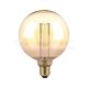 LED izzó  4W Filament E27 G125 borostyán szín Art 1800K