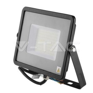   50W LED reflektor Samsung chip 115lm/W fekete 4000K - PRO21760 V-TAC