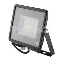   50W LED reflektor SMD SAMSUNG Chip keskeny forma, fekete színű 6500K (V-TAC)