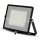 100W LED reflektor SMD SAMSUNG Chip keskeny forma, fekete színű 4000K