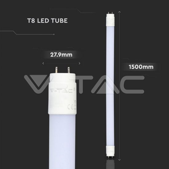 24W LED fénycső T8 Samsung chip (125lm/W) 150 cm forgatható 3000K - PRO21799 V-TAC