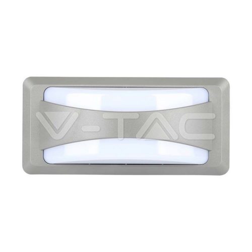 12W LED Fali lámpa, szürke színű 4200K  IP65