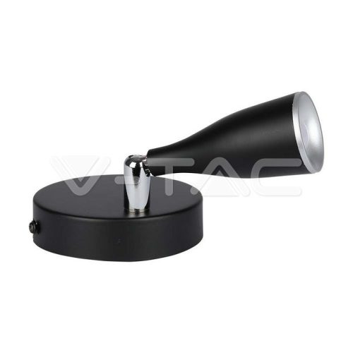 4.5W LED Fali lámpa, fekete színű 3000K