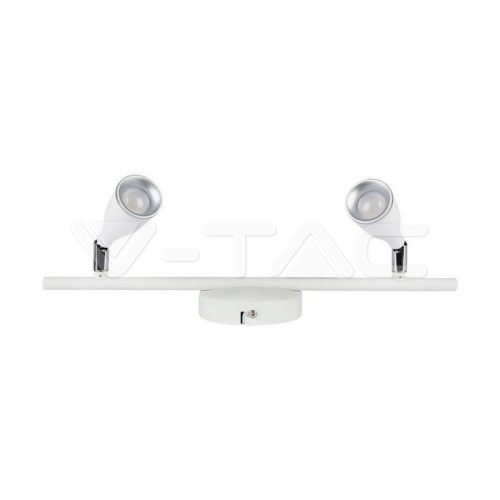 9W LED Fali lámpa, 2 foglalattal, fehér színű 3000K