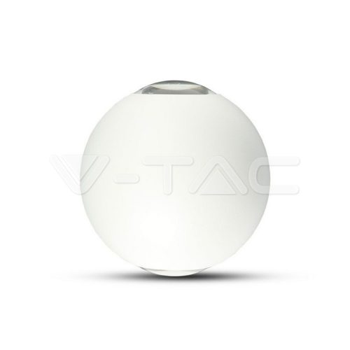 4W LED Fali lámpa, fehér színű, kerek forma IP65 3000K