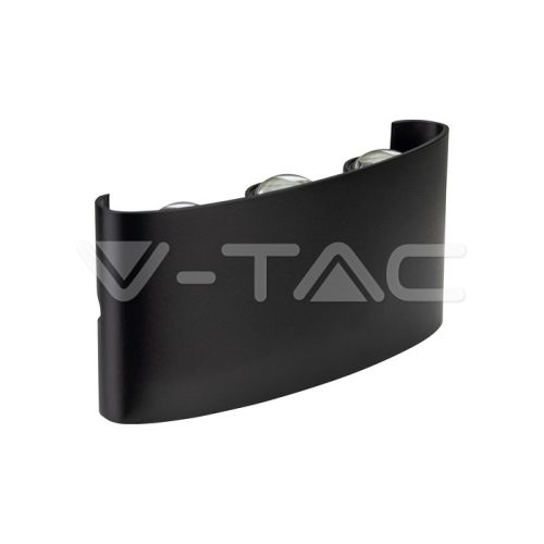 5W LED Fali lámpa, fekete színű IP54 4000K