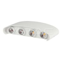 7W LED fehér fali design lámpa 3000K IP54 - 218617 V-TAC