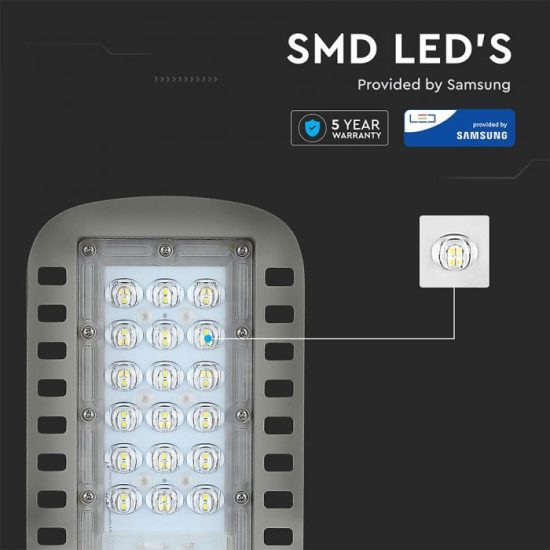 30W Slim utcai lámpa Samsung chip 135lm/W 4000K - PRO21956 V-TAC