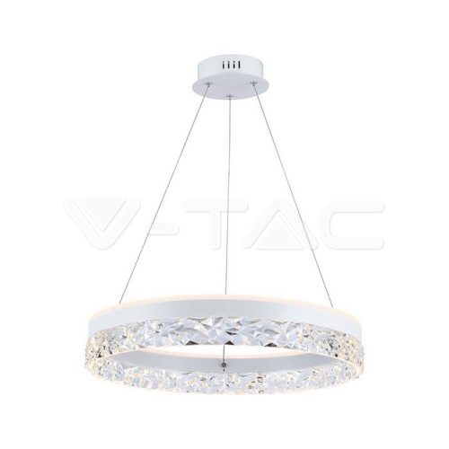 25W LED dizájner függőlámpa, fehér színű, 3000K (V-TAC)