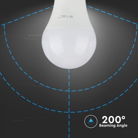 V-TAC LED IZZÓ / E27 / Samsung chip / 9W / VT-210 hideg fehér 230