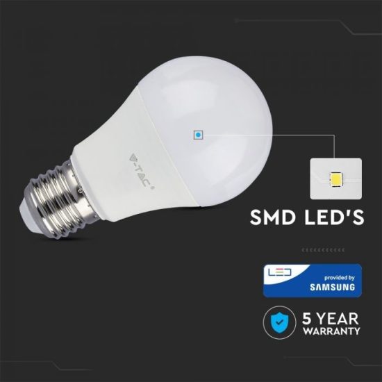 V-TAC LED IZZÓ / E27 / Samsung chip / 11W / VT-212 nappali fehér 232