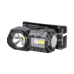 3W LED fejlámpa, tölthető, RGB, IP43 (V-TAC)
