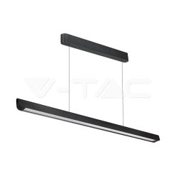   36W LED Lineáris függő mennyezeti lámpa diffúzor lemezzel, típus-CCT:3 az 1-ben, fekete színű (V-TAC)