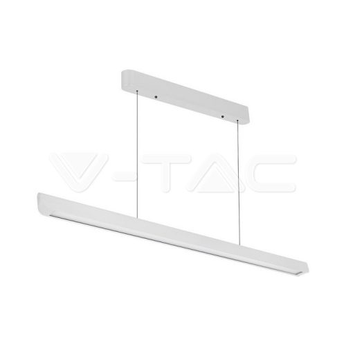 36W LED Lineáris függő mennyezeti lámpa diffúzor lemezzel, típus-CCT:3 az 1-ben, fehér színű (V-TAC)