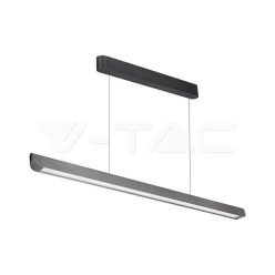  36W LED Lineáris függő mennyezeti lámpa diffúzor lemezzel, típus-CCT:3 az 1-ben,matt szürke (V-TAC)