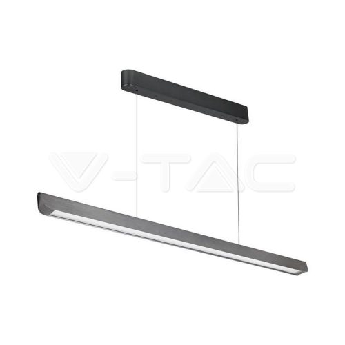 36W LED Lineáris függő mennyezeti lámpa diffúzor lemezzel, típus-CCT:3 az 1-ben,matt szürke (V-TAC)