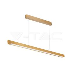   36W LED Lineáris függő mennyezeti lámpa diffúzor lemezzel, típus-CCT:3 az 1-ben,matt arany (V-TAC)