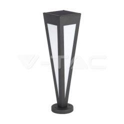 2W LED napelemes kerti lámpa, fekete színű, 3000K (V-TAC)