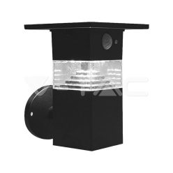   3W LED napelemes falilámpa Pir szenzorral és akkumulátorral, 2200 mAh, LI, 3.7V