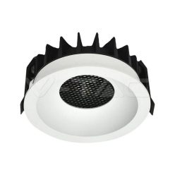  18W COB LED mélysugárzó Bridgelux Chippel, hexagon forma, 3 az 1-ben, fehér + fekete színben