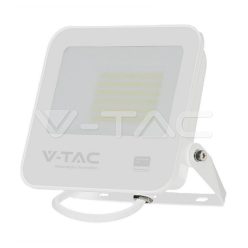   50W LED reflektor SMD SAMSUNG chippel, 1 m hosszú vezetékkel, fehér színű, szürke matt üveg, 4000K