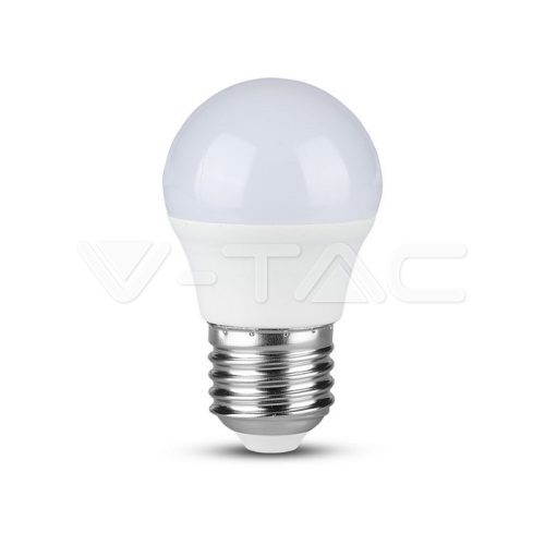 LED izzó SAMSUNG Chip 4.5W E27 A++ G45 műanyag 4000K