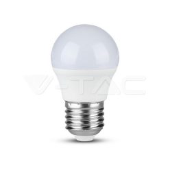 LED izzó SAMSUNG Chip 4.5W E27 A++ G45 műanyag 6400K